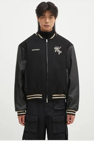 Represent Bunda z vlněné směsi Mascot Wool Varsity Jacket barva