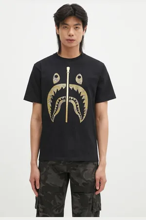 A Bathing Ape Bavlněné tričko BITMAP SHARK TEE barva