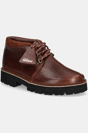 Clarks Kožené polobotky Trek Hike pánské