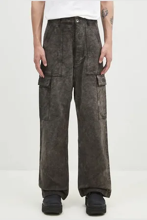 Rick Owens Bavlněné kalhoty Rick Owens Cargo Trousers barva