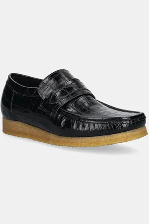 Clarks Kožené mokasíny Wallabee Loafer pánské