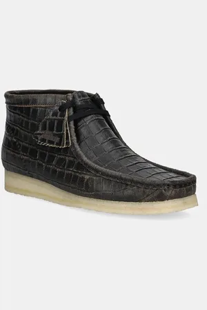 Clarks Kožené polobotky Wallabee Boot pánské
