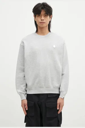 A Bathing Ape Mikina ONE POINT RELAXED FIT CREWNECK SWEATSHIRT pánská
