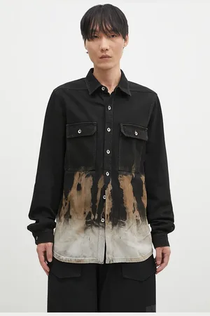 Rick Owens Džínová bunda Rick Owens Outershirt pánská