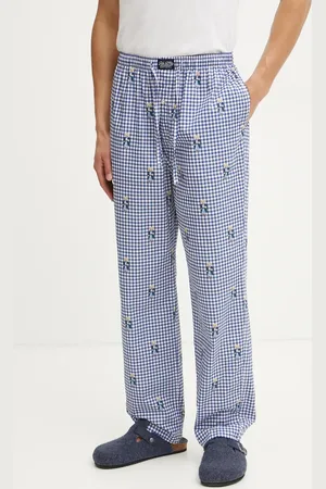 Ralph Lauren Bavlněné pyžamové kalhoty barva