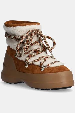 Moon Boot Semišové sněhule MB LUNA BOOT SHEARLING barva
