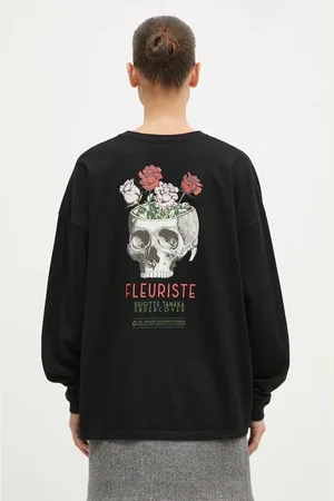 UNDERCOVER Bavlněné tričko s dlouhým rukávem C/S barva
