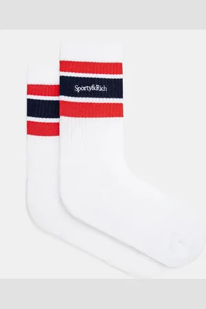 Sporty & Rich Ponožky Serif Logo dámské