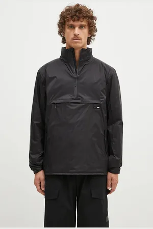 Rains Bunda Padded Nylon Anorak 15490 BLACK barva