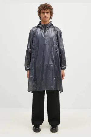 Rains Nepromokavá bunda Long Ultralight Anorak 18810 BLACK barva