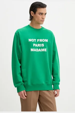 Drôle de Monsieur Bavlněná mikina Le Sweatshirt Slogan pánská