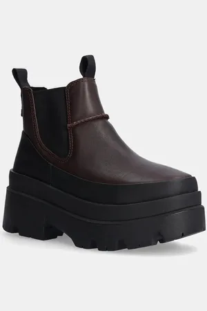 UGG Kožené kotníkové boty Brisbane Chelsea dámské