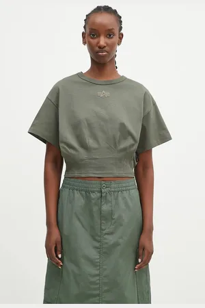 Alpha Industries Bavlněné tričko Waisted barva