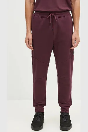 C.P. Company Bavlněné tepláky Diagonal Raised Fleece Lens Sweatpants barva