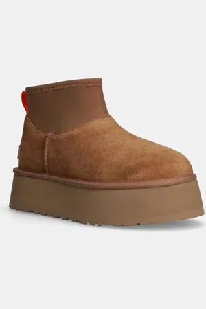 UGG Semišové sněhule Classic Mini Dipper barva