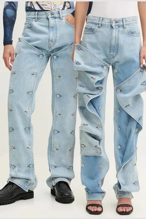 Y / PROJECT Džíny EVERGREEN SNAP OFF JEANS 207PA009