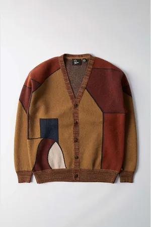 By Parra Vlněný svetr Your Stupid Shed Knitted Cardigan barva
