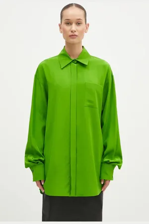 Sportmax Hedvábné tričko Tonale barva