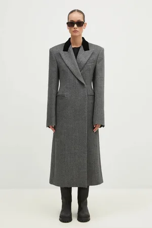 Sportmax Vlněný kabát Liuto2 barva