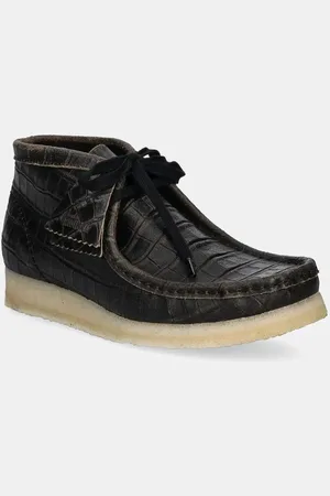Clarks Kožené polobotky Wallabee Boot dámské