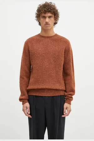 Norse projects Vlněný svetr Birnir Brushed Lambswool pánský