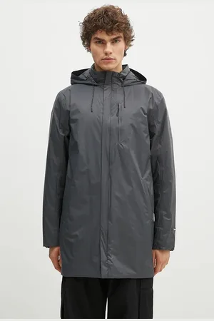 Rains Bunda Padded Nylon Coat 15480 SLATE barva