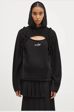 Andersson Bell Mikina Essential Cut Out Shirring Hoodie dámská