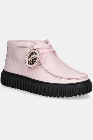 Clarks Kožené polobotky CUR Torhill Hi dámské