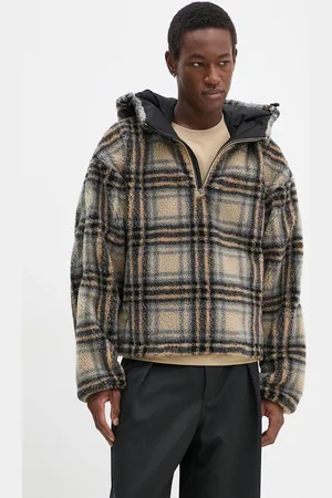 Y / PROJECT Fleecová mikina INSERT HOOD FLEECE PULLOVER barva