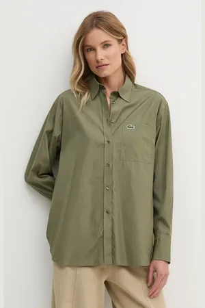 Lacoste Bavlněná košile barva
