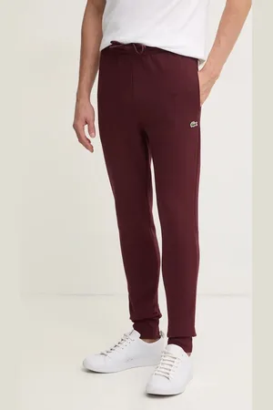 Lacoste Tepláky vínová barva