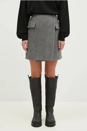 Sportmax Vlněná sukně Laccio barva