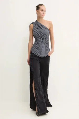 Y / PROJECT Džíny EVERGREEN HOOK AND EYE SLIM JEANS dámské