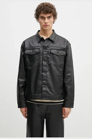 Pleasures Džínová bunda Latex Trucker Jacket pánská