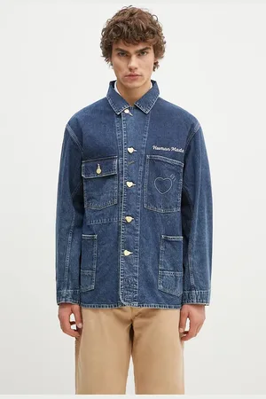 HUMAN MADE Džínová bunda Denim Coverall Jacket pánská