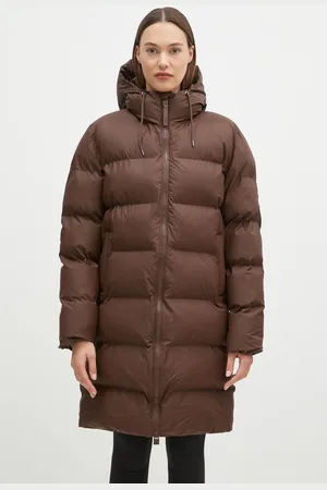 Rains Nepromokavá bunda Alta Longer Puffer Jacket W3T4 barva