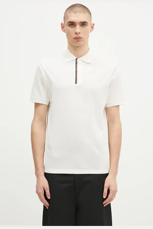 Paul Smith Bavlněné polo tričko barva
