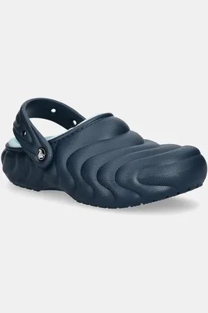 Crocs Pantofle Classic Lined Overpuff Clog tmavomodrá barva