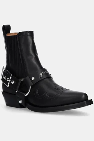 Ganni Westernové boty Fitted Chelsea Western Boot dámské