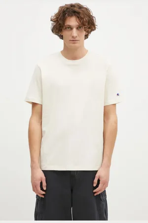 Champion Bavlněné tričko Crewneck barva