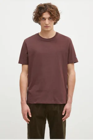 Champion Bavlněné tričko Crewneck barva