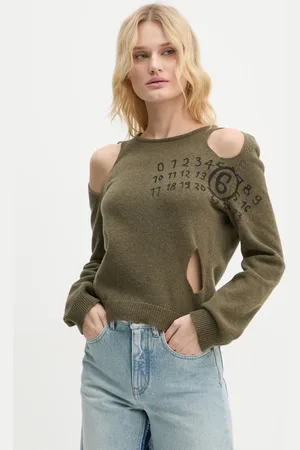 Maison Margiela Vlněný svetr dámský
