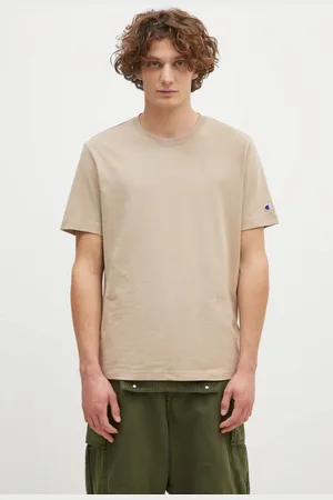 Champion Bavlněné tričko Crewneck barva
