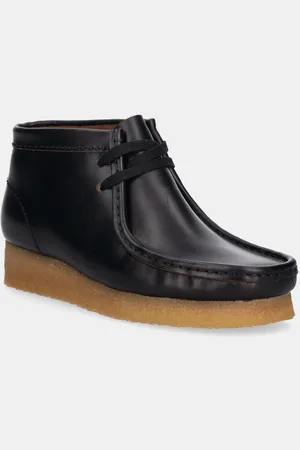 Clarks Kožené polobotky Wallabee Boot dámské