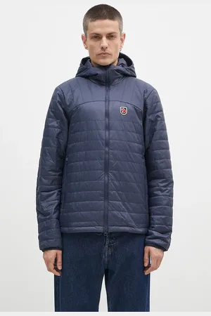 Fjällräven Sportovní bunda Expedition X-Lätt Hoodie tmavomodrá barva