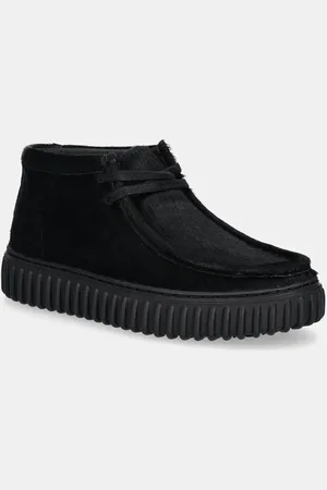 Clarks Kožené polobotky CUR Torhill Hi dámské