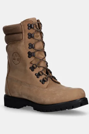 Timberland Nubukové boty Premium Tall Lace barva