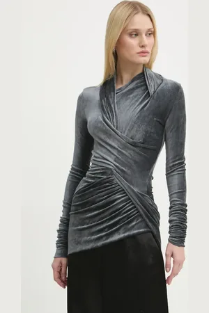 Rick Owens Velurová halenka barva