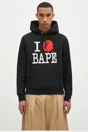 A Bathing Ape Bavlněná mikina I Love Bape Pullover pánská