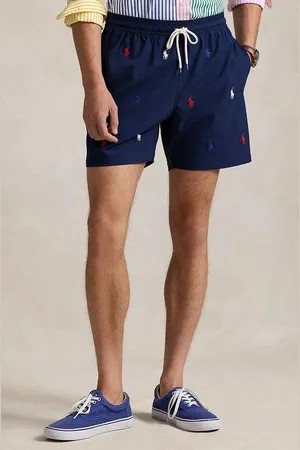 Ralph Lauren Plavkové šortky barva